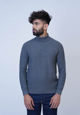 Turtle Neck Charcoal Sweater